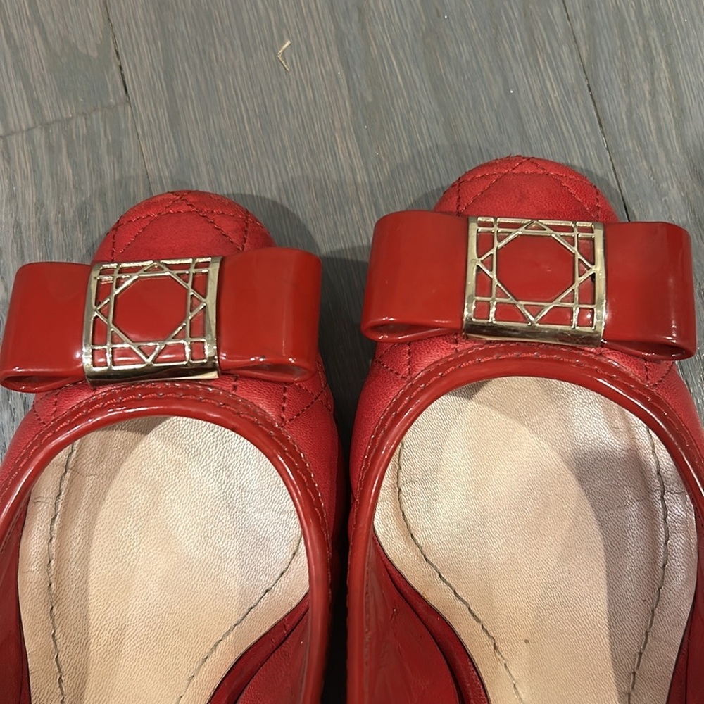 Dior Red Quilted Heels - Picture 12 of 12